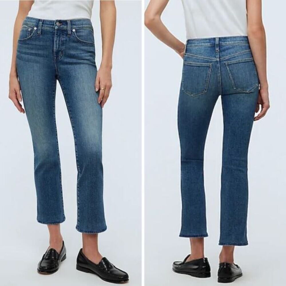 New! Madewell Petite Kick Out Crop Jeans oneida wash, size‎ 26P